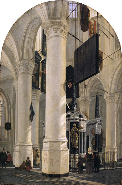 The tomb of Willem I in the Nieuwe Kerk in Delft